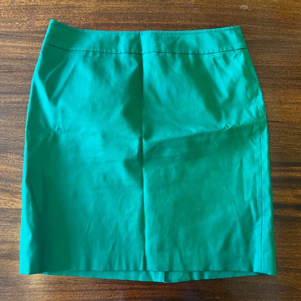 Kelly Green Ann Taylor Pencil Skirt Size 18